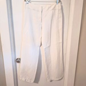 EILEEN FISHER Wide Leg Linen Pants